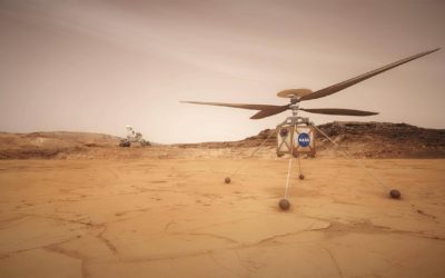 helicóptero INGENUITY OBSERVA características intrigantes en Marte durante NUEVO vuelo récord