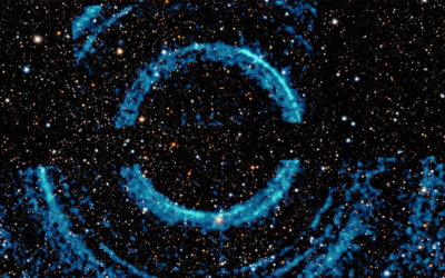 explosión de rayos X de un agujero negro atraviesa el polvo galáctico