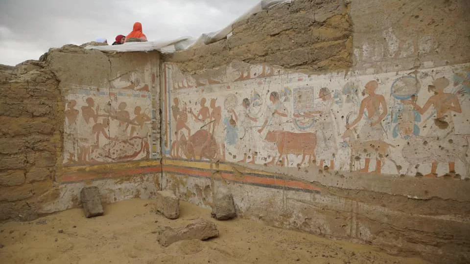 Descubierta tumba de un funcionario del faraón Ramsés II en Saqqara