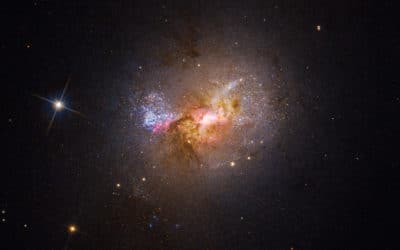 Un agujero negro que produce nuevas estrellas