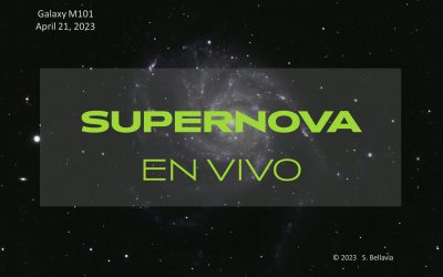 Mira como explota una supernova en vivo aquí hoy 26 de Mayo